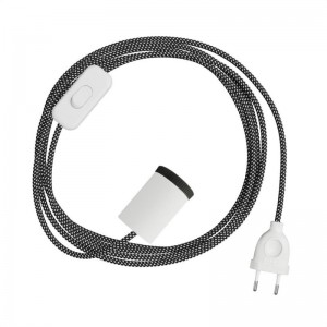 Κρεμαστό Φωτιστικό Σποτ Mini GU1d0 με καλωδίωση SnakeBis - Matt White - Λευκό ΜΑΤ