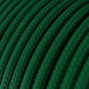 Στρόγγυλο Υφασμάτινο Καλώδιο RM21 - Σκούρο Πράσινο