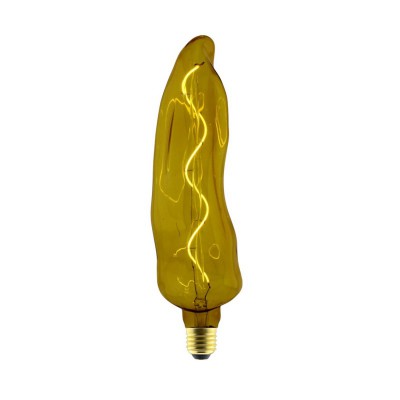 LED Λαμπτήρας Κίτρινη Πιπεριά, σειρά Kitchen, με Σπιράλ Νήμα Filament 5W E27 Dimmable 2000K