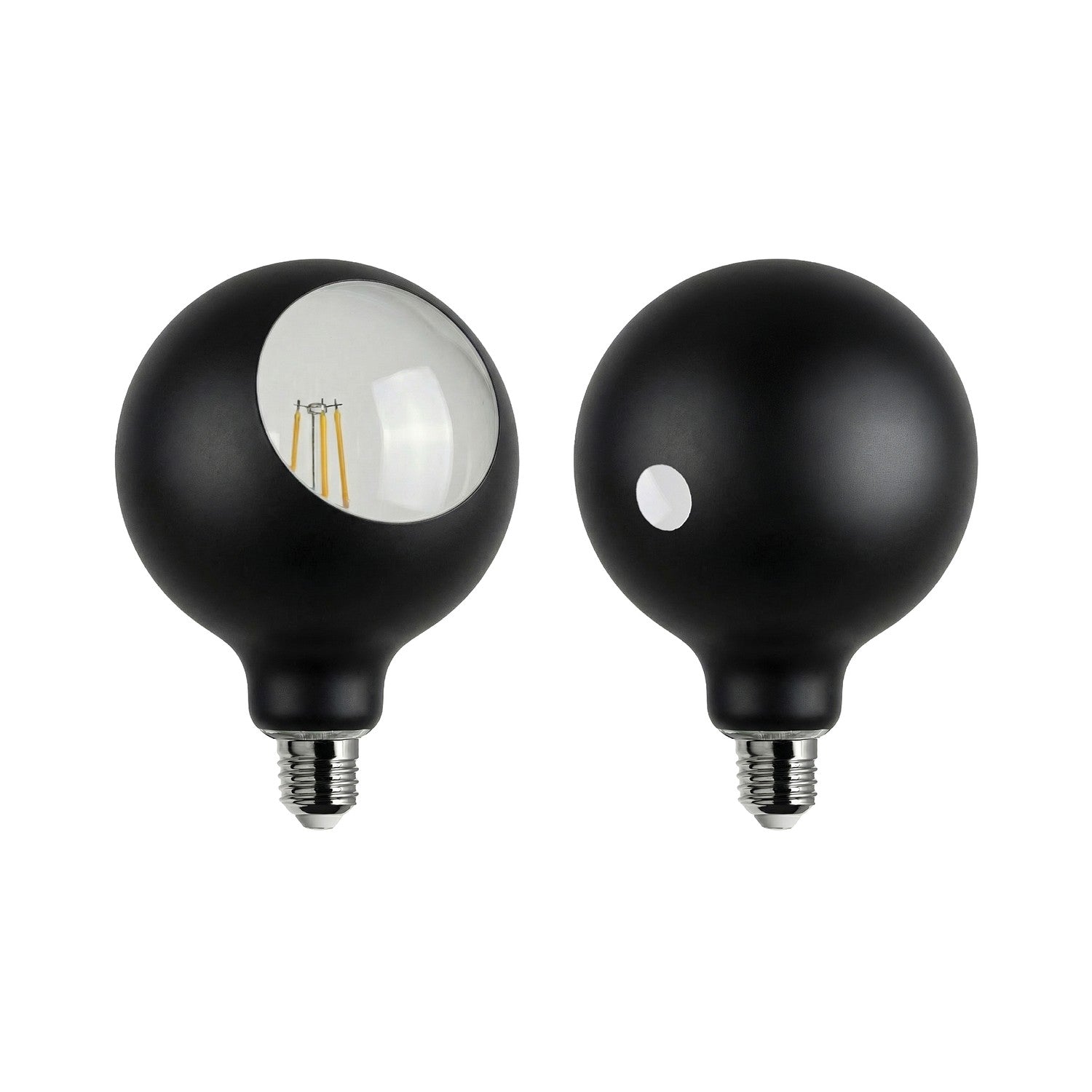 Λαμπτήρας LED Camo G125 4,8W 806Lm E27 2700K Ρυθμιζόμενης έντασης - Μαύρο