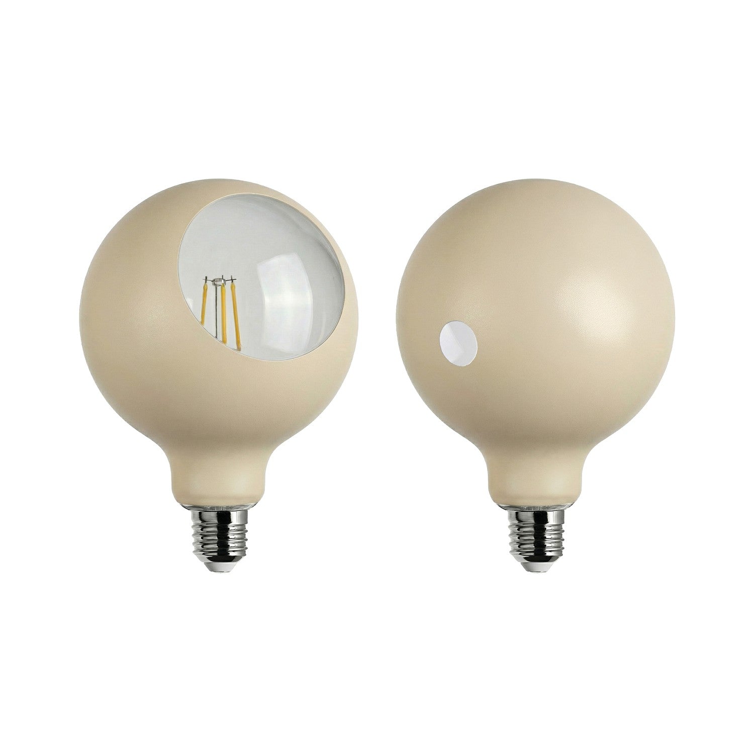 Λαμπτήρας LED Camo G125 4,8W 806Lm E27 2700K Ρυθμιζόμενης έντασης - Κρεμ