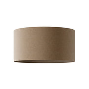 Paralume Cilindro XL in tessuto con attacco E27 - Made in Italy - Lana Marrone