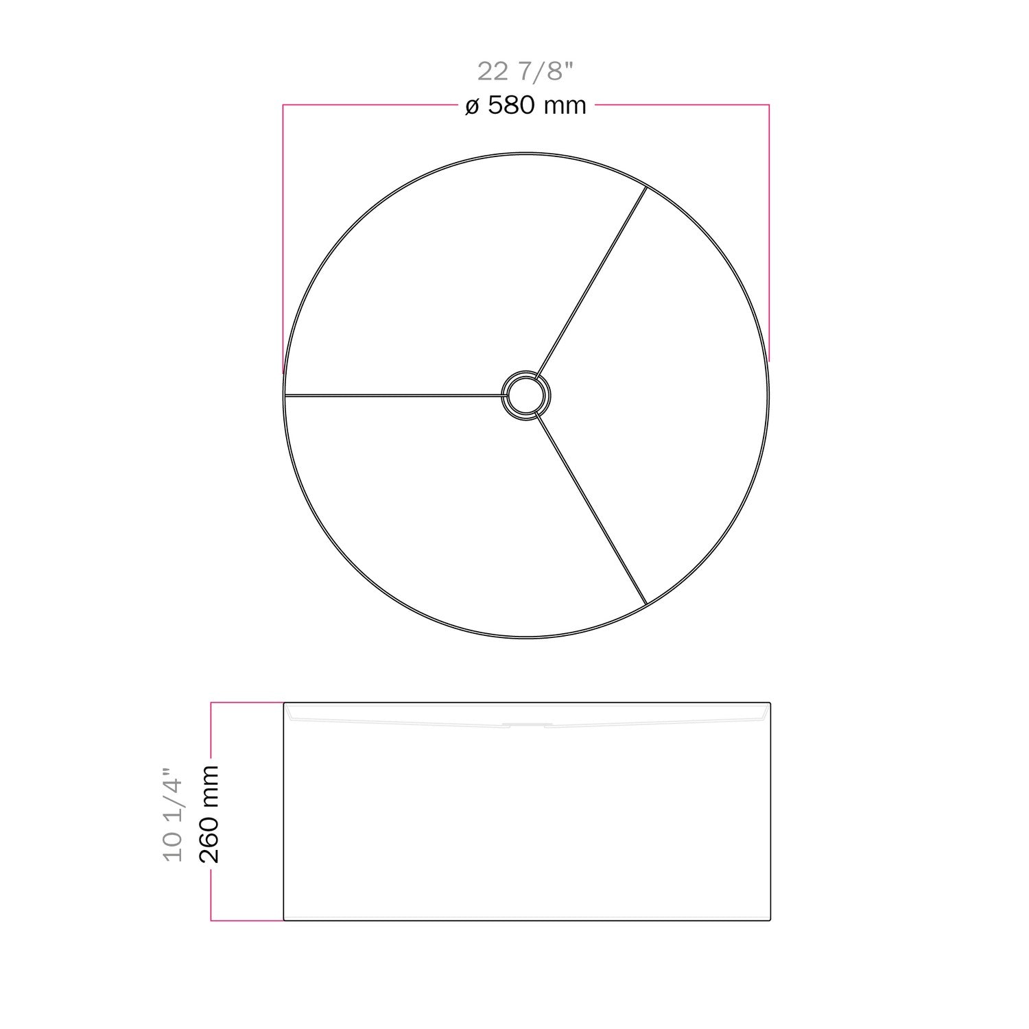 Paralume Cilindro XXL in tessuto con attacco E27 - Made in Italy - Lana Blu