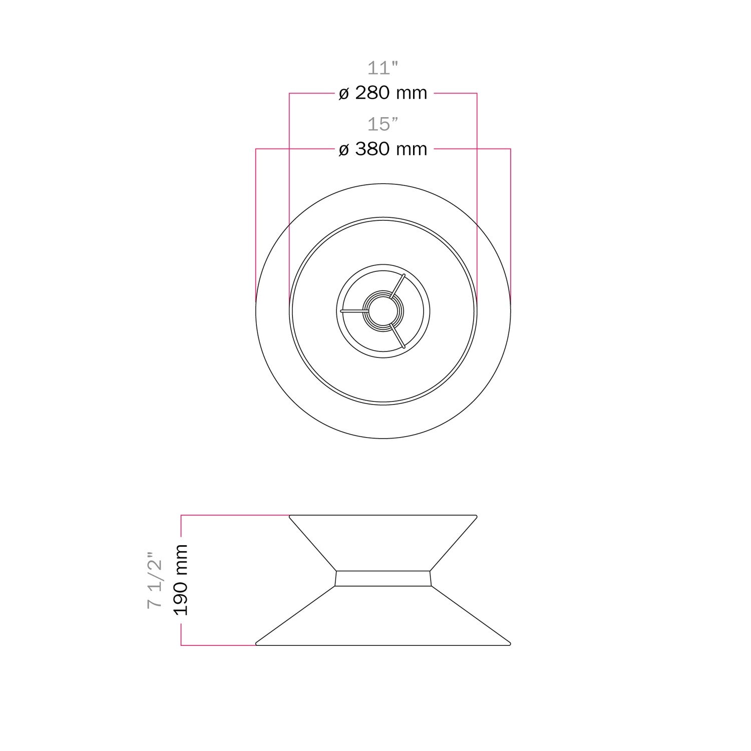 Paralume in tessuto Clessidra per lampada a sospensione - Lana Beige Lana sabbia