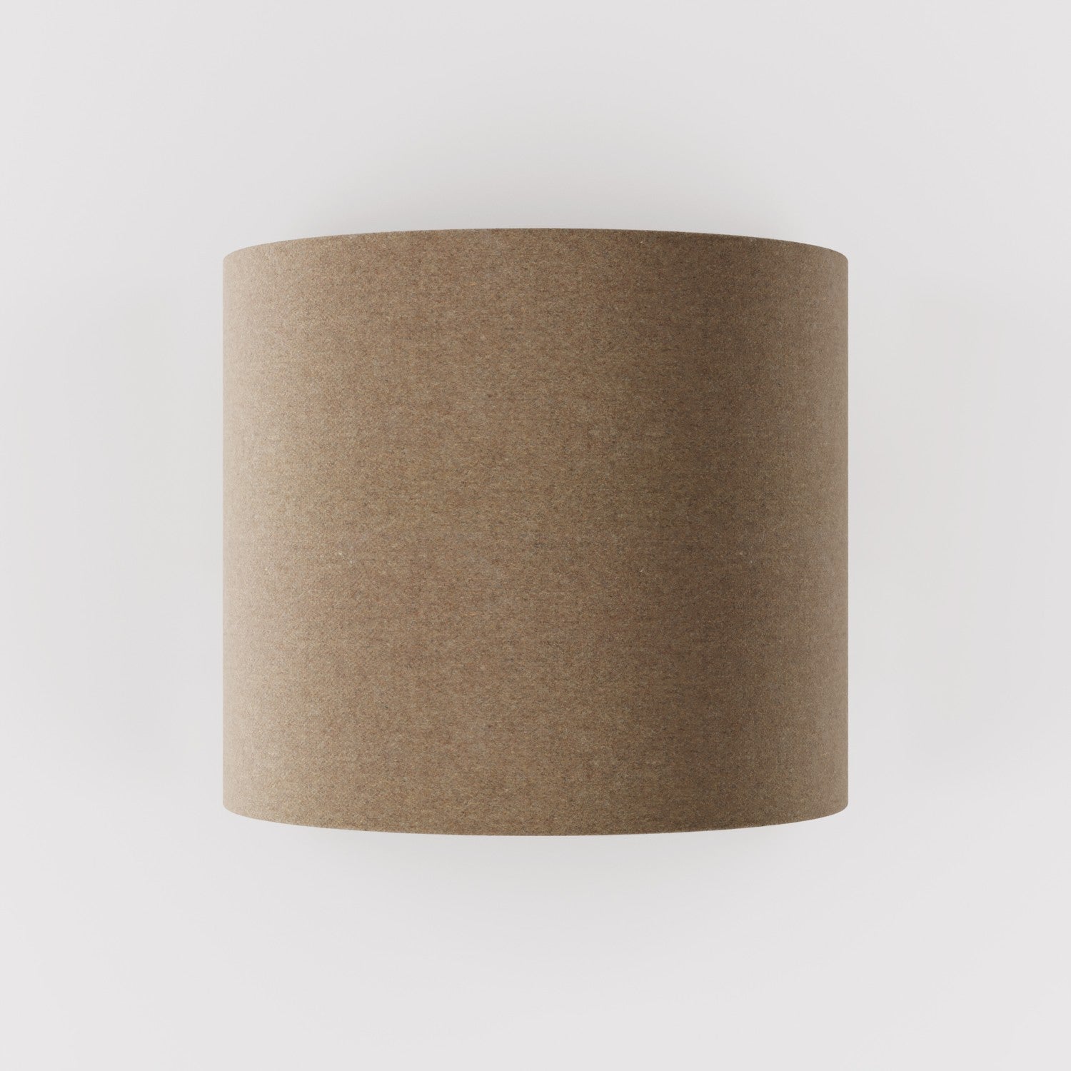 Applique Ventola con paralume in tessuto - Made in Italy - Lana Marrone