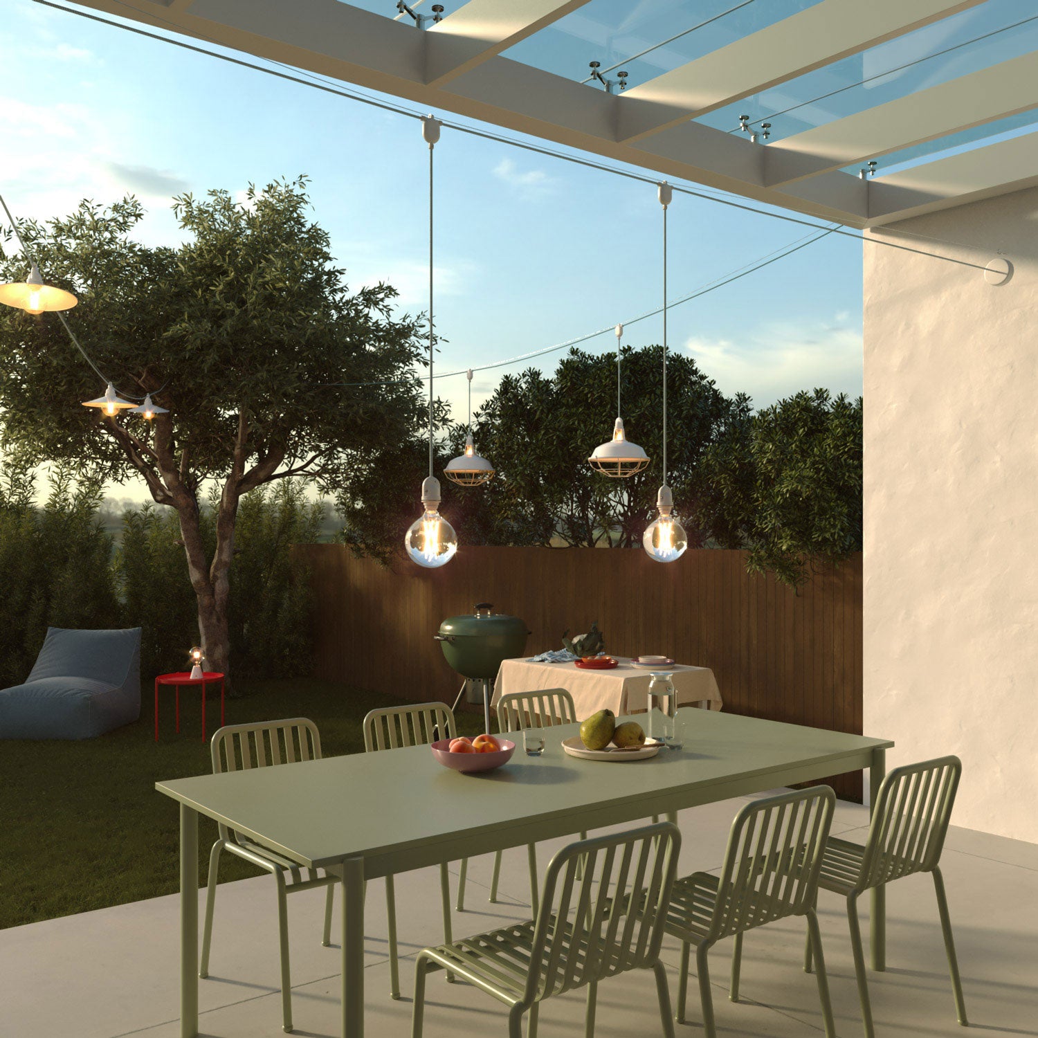 EIVA-3 Giunto a 3 vie IP65 per esterno - Sistema Modulair - Bianco