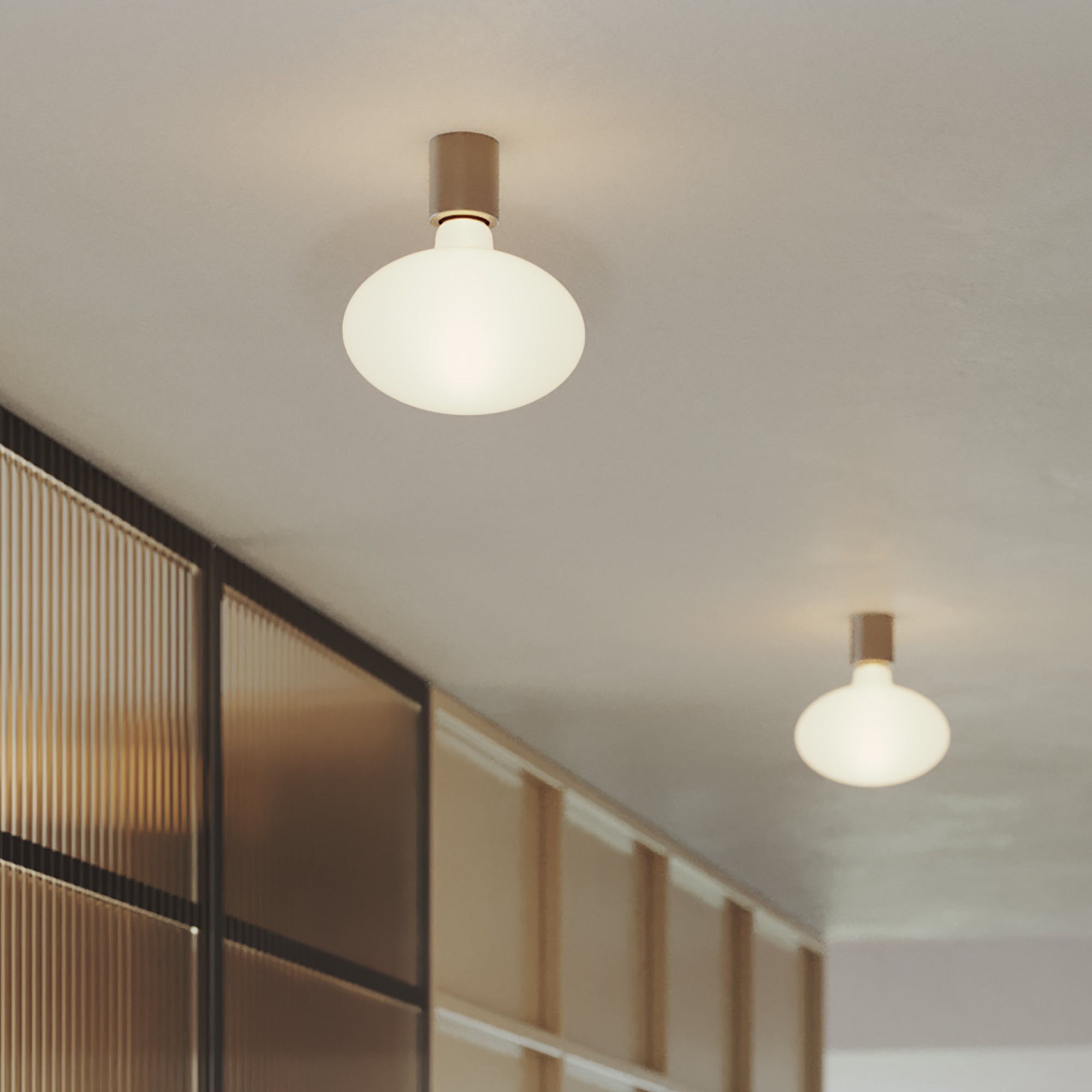 IP65 Outdoor Wall Light Unbreak-a-Ball Black