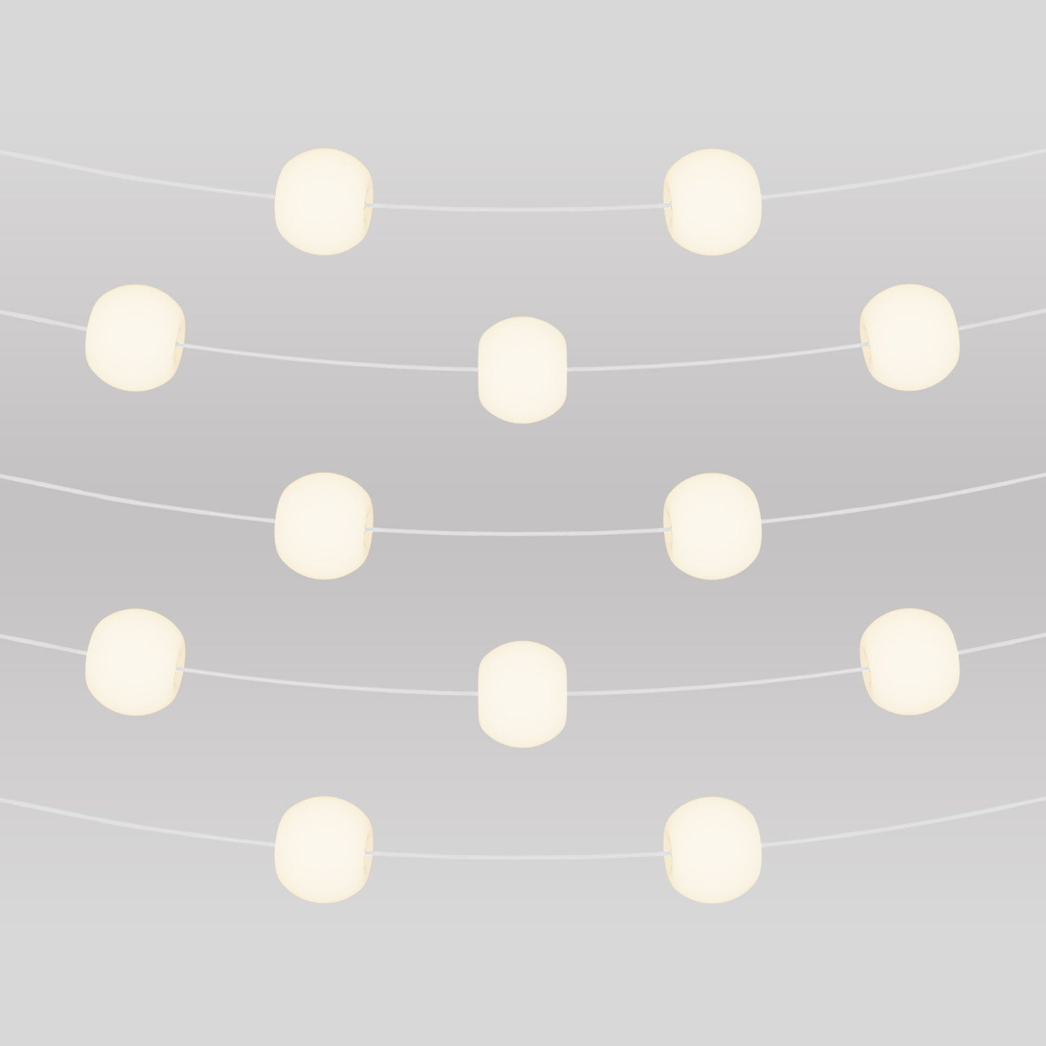 Αλυσίδα φωτισμού 12 σημεία φωτός εξωτερικού χώρου IP67 Λευκό Σάμπια - Marina12 Cherry