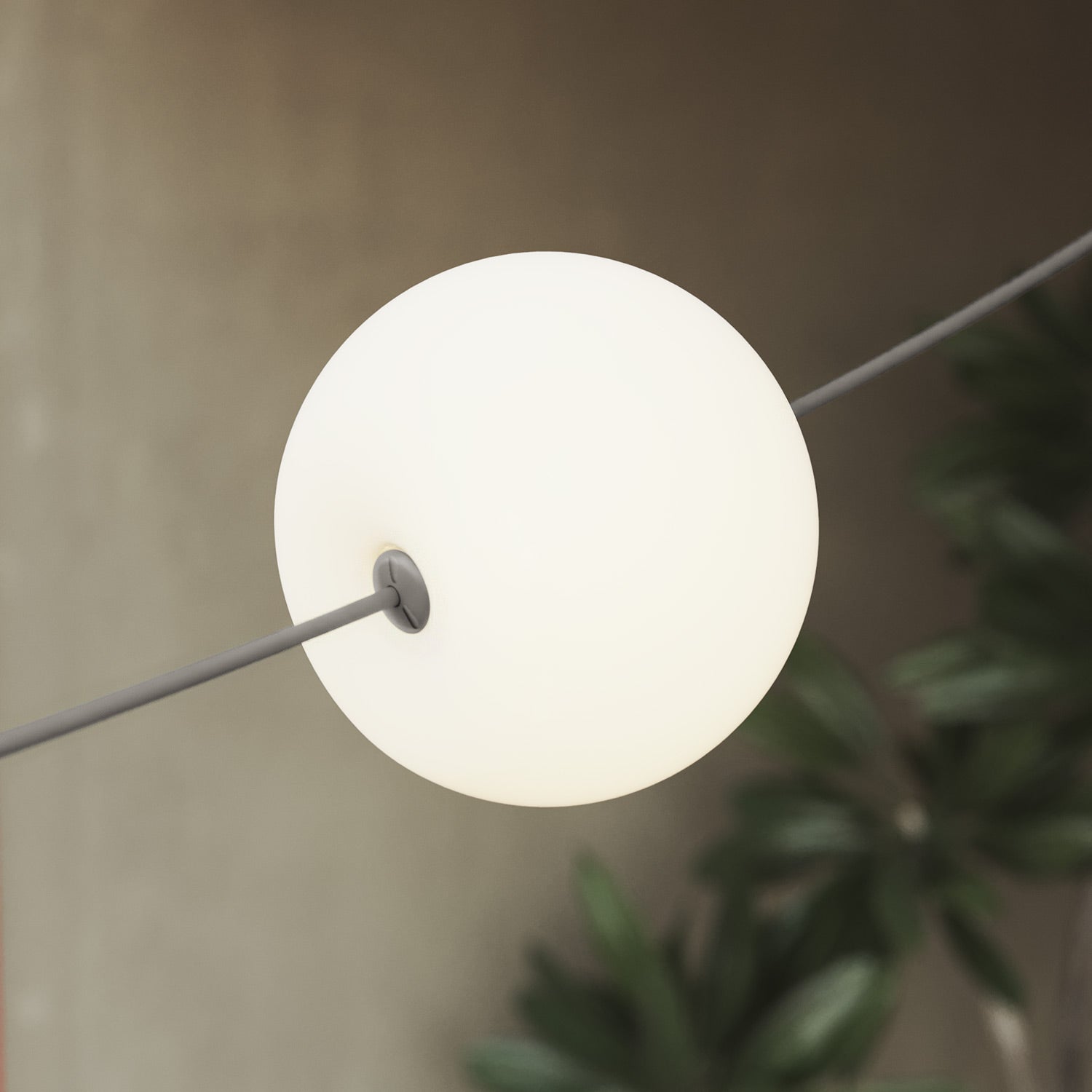 Catena luminosa 12 punti luce da esterno IP67 Grigio - Marina12 Cherry