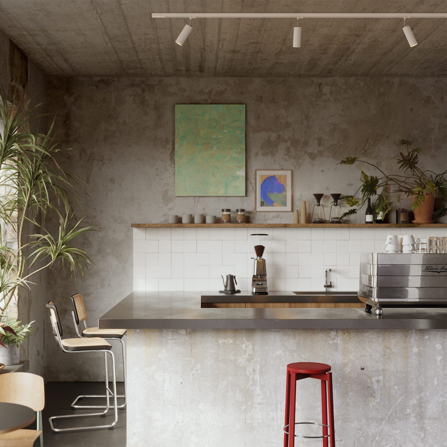 Adattatore Powergear Bianco per binario trifase - per estensione o snodo