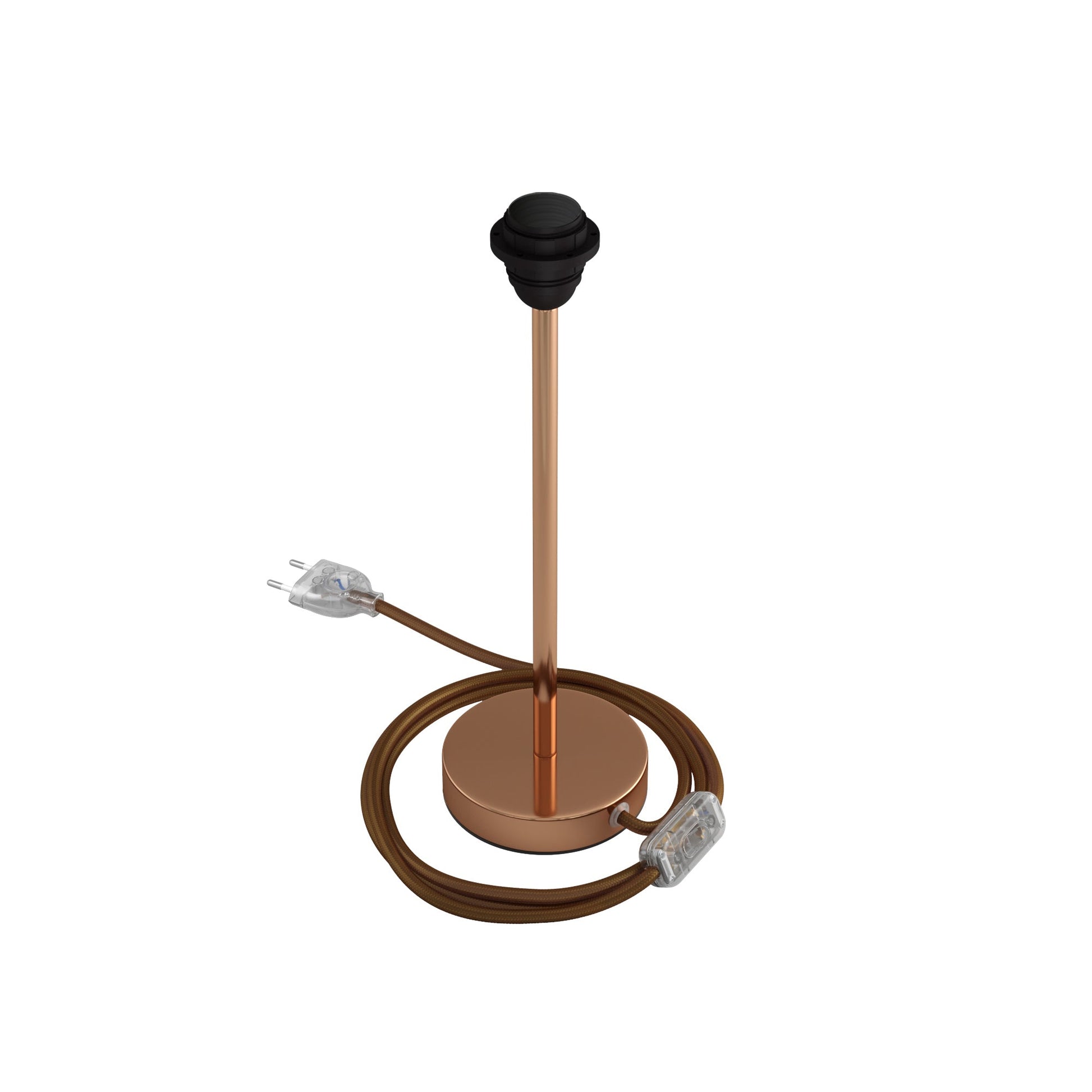 Alzaluce per paralume - Lampada da tavolo in metallo - Rame 30 cm