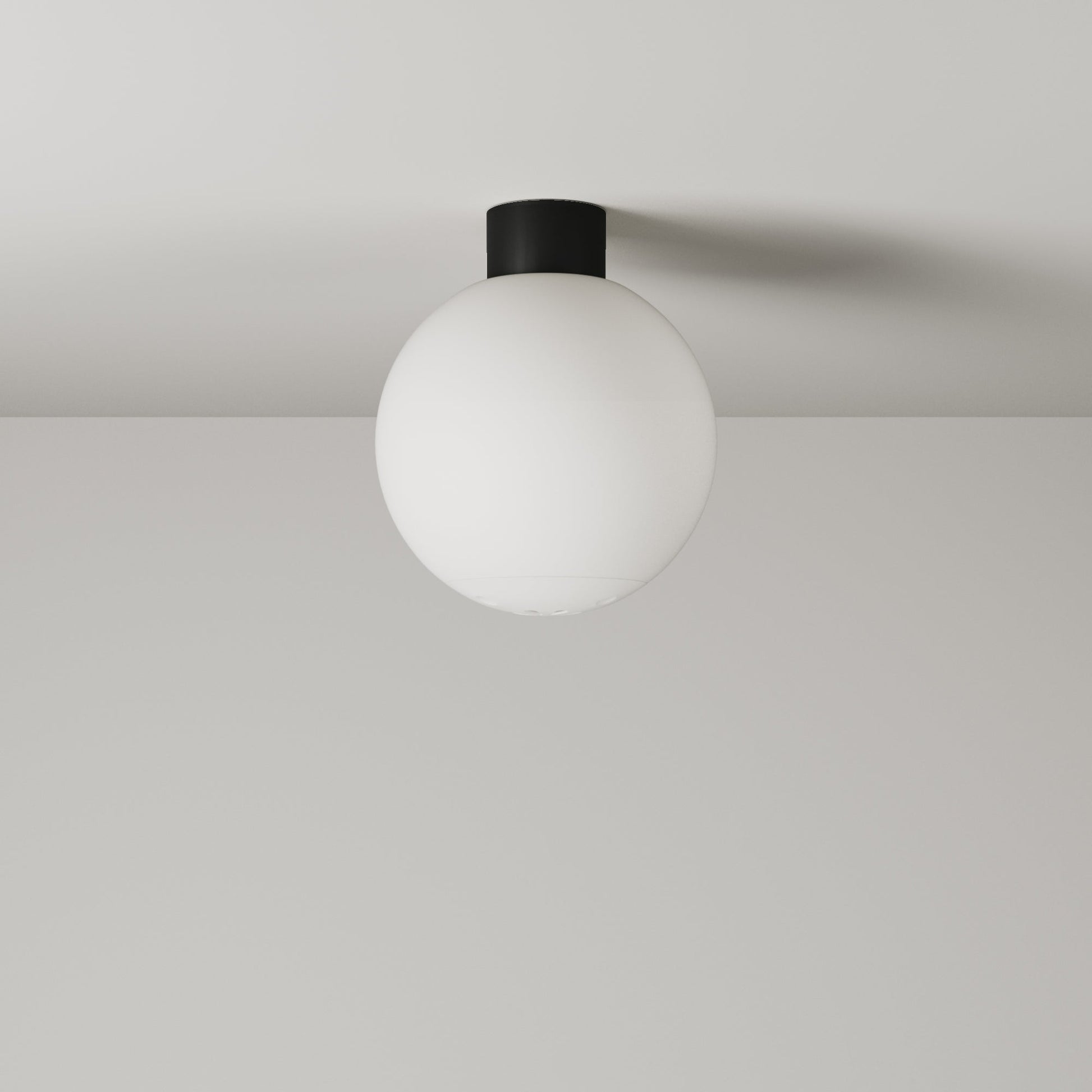 Applique da esterno IP44 Nera e paralume a sfera infrangibile Unbreak-a-Ball - IO