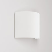 Applique Ventola con paralume in tessuto Lino crudo - Made in Italy