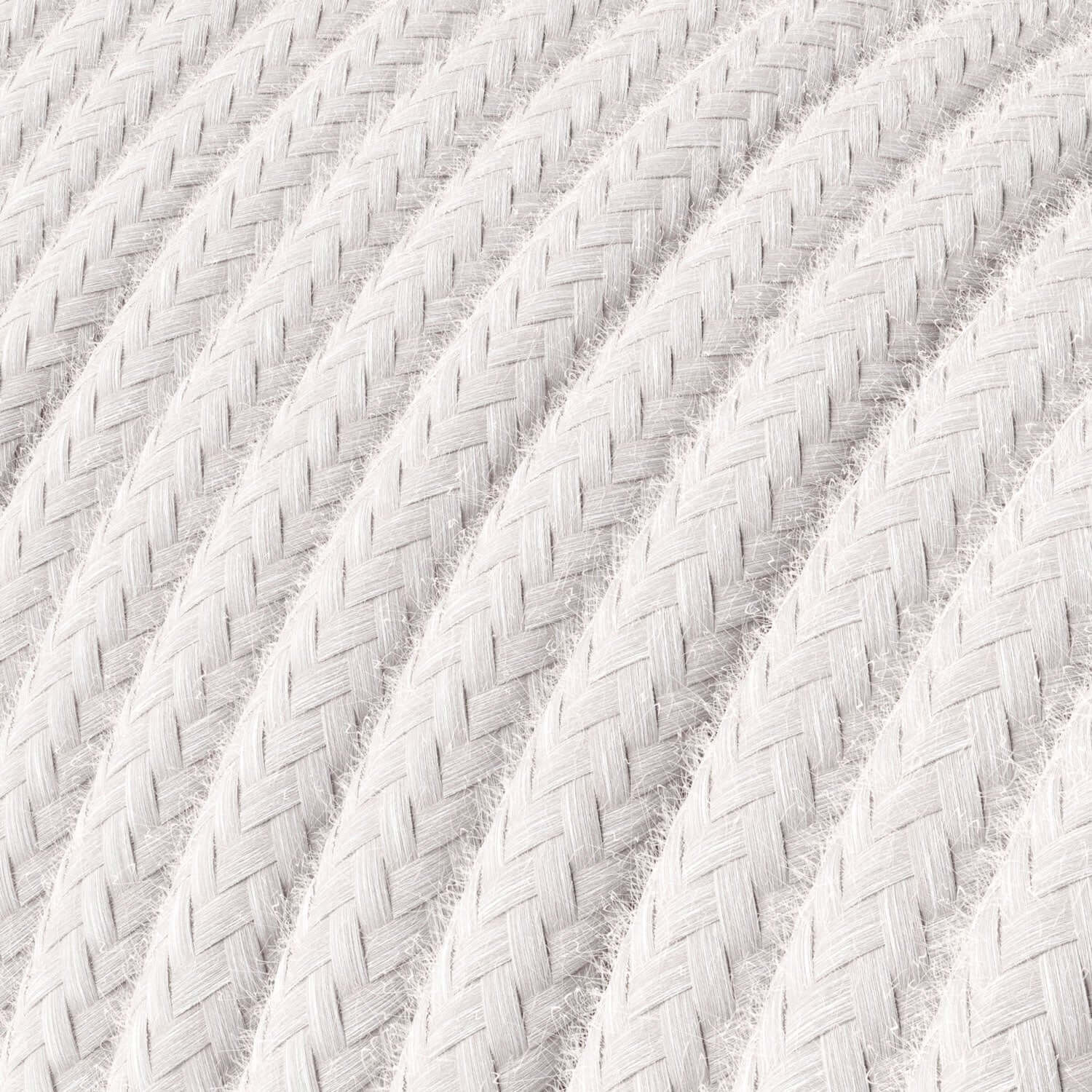 Cavo per illuminazione in cotone Rosa pallido - L'Originale Creative Cables, per impianti a vista di design - RC16