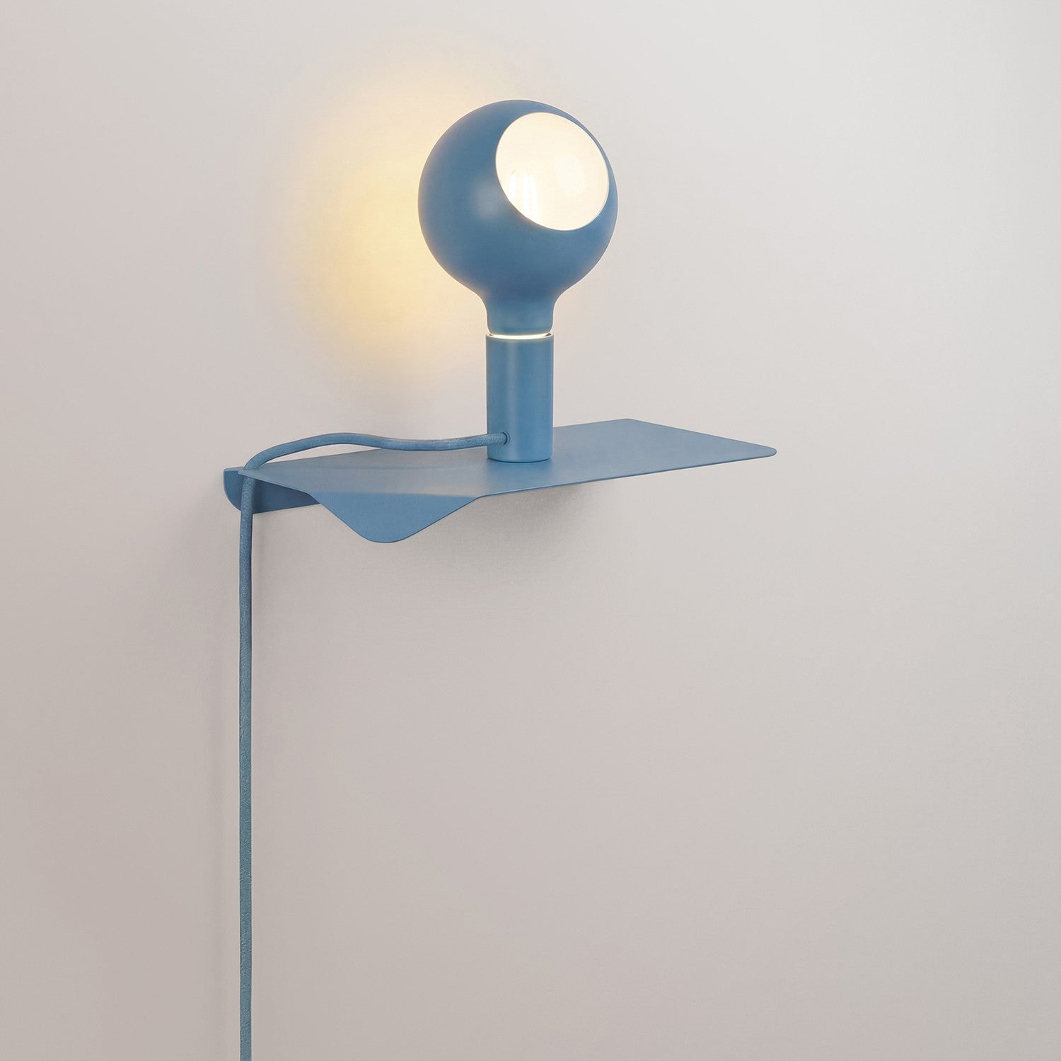 Combo Camo - Lampada con mensola - Blu