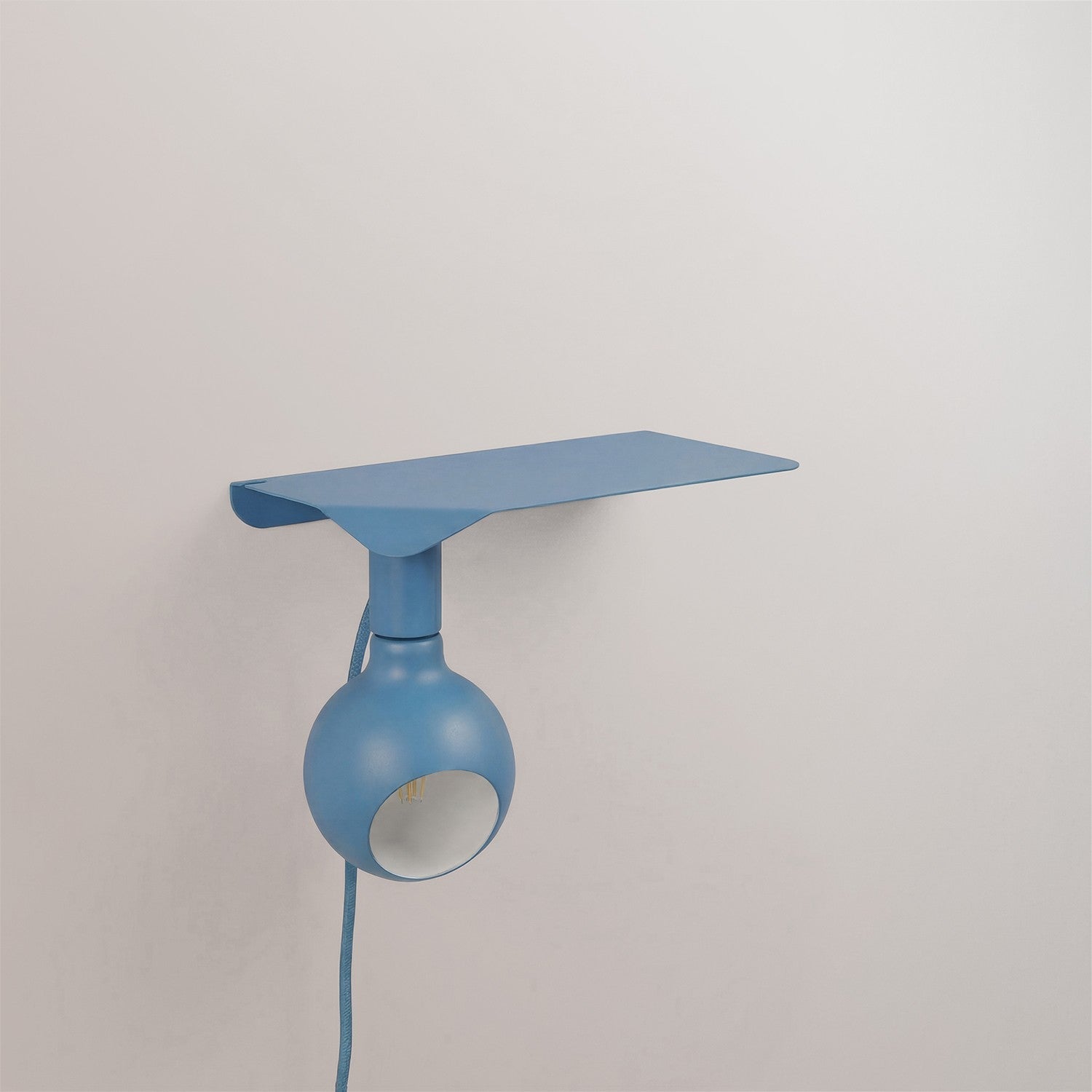 Combo Camo - Lampada con mensola - Blu