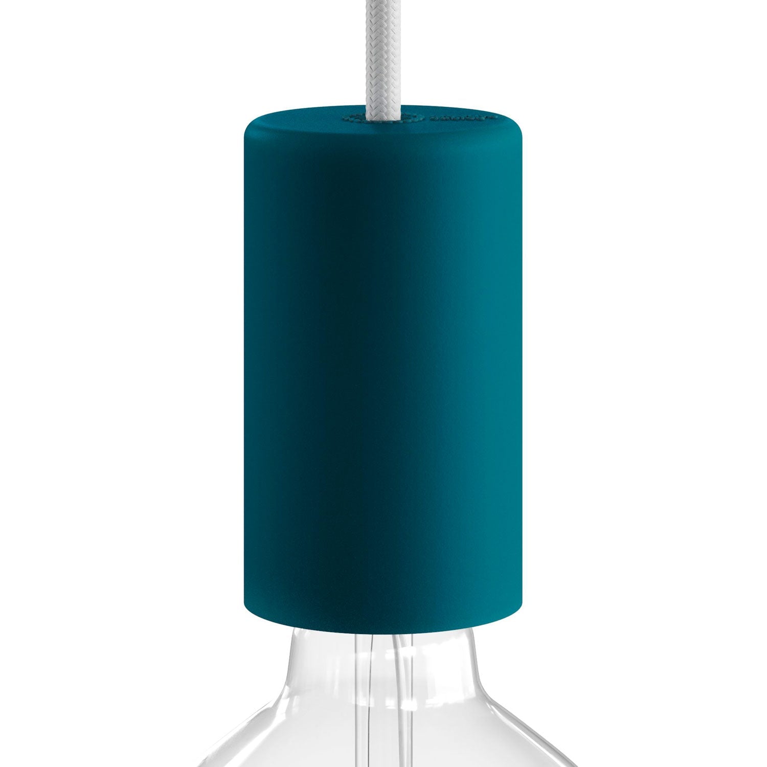 EIVA ELEGANT, kit portalampada per esterno E27 IP65 in silicone per sistema Modulair - Petrolio