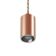 Faretto GU10 Spotlight LED Bispot - Rame satinato / Titanio satinato - Creative Cables
