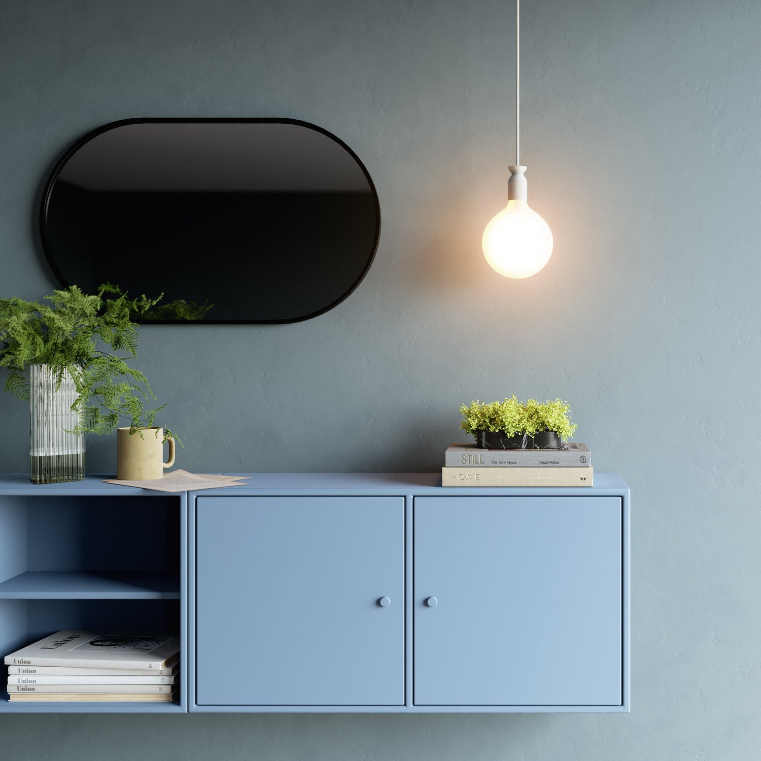 Kit portalampada E27 in plastica riciclata con stampante 3D - Crema