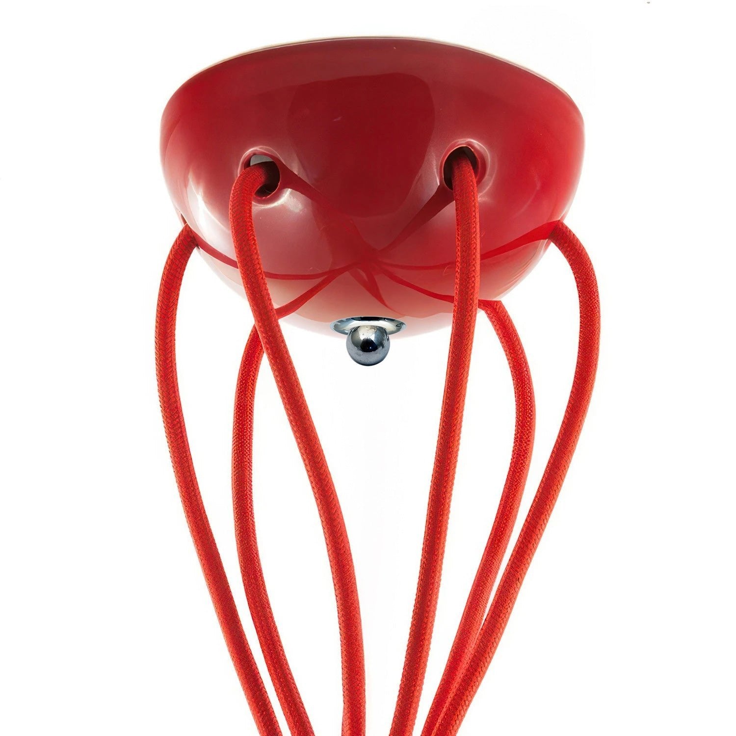 Kit rosone in ceramica a 6 fori - Rosso