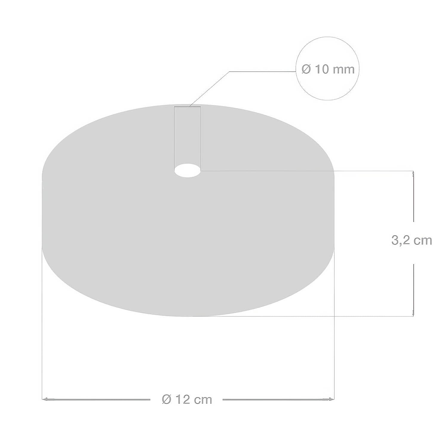 Kit rosone in legno - Bianco