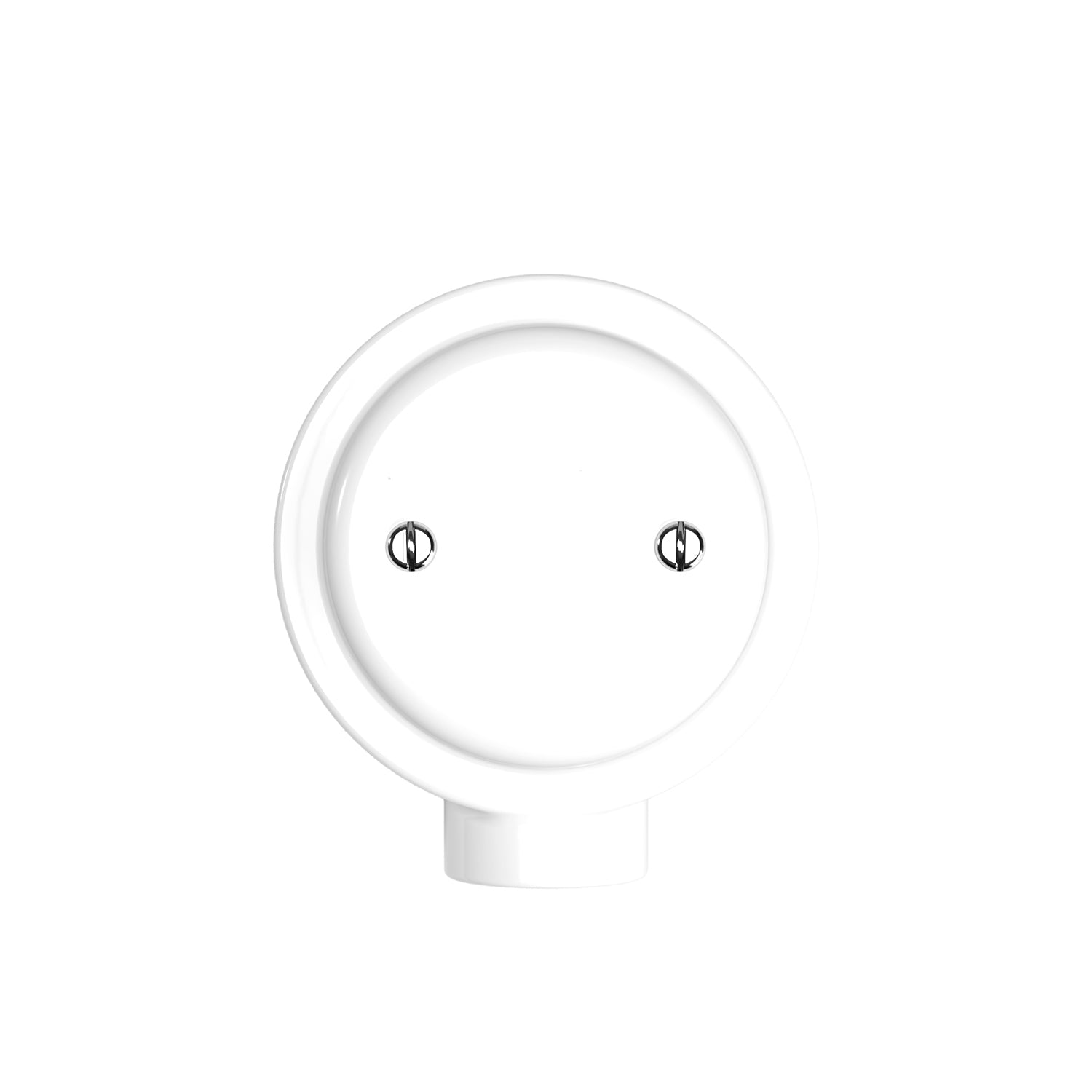 Kit scatola di derivazione e base per Creative-Tubes in porcellana - Bianco 1