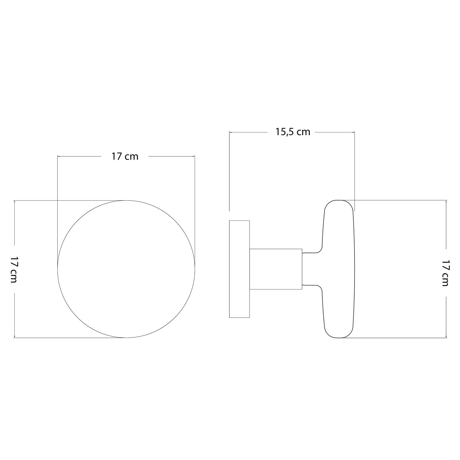 Lampada Fermaluce in legno con lampadina Dash - Nero