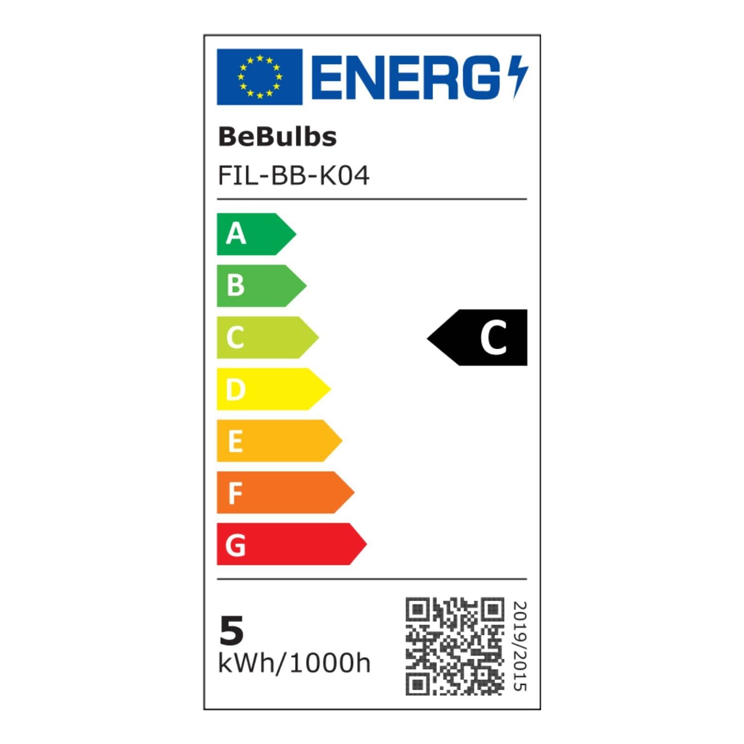 Lampadina LED Maria G125 4,8W 806Lm E27 2700K Dimmerabile - Rosso