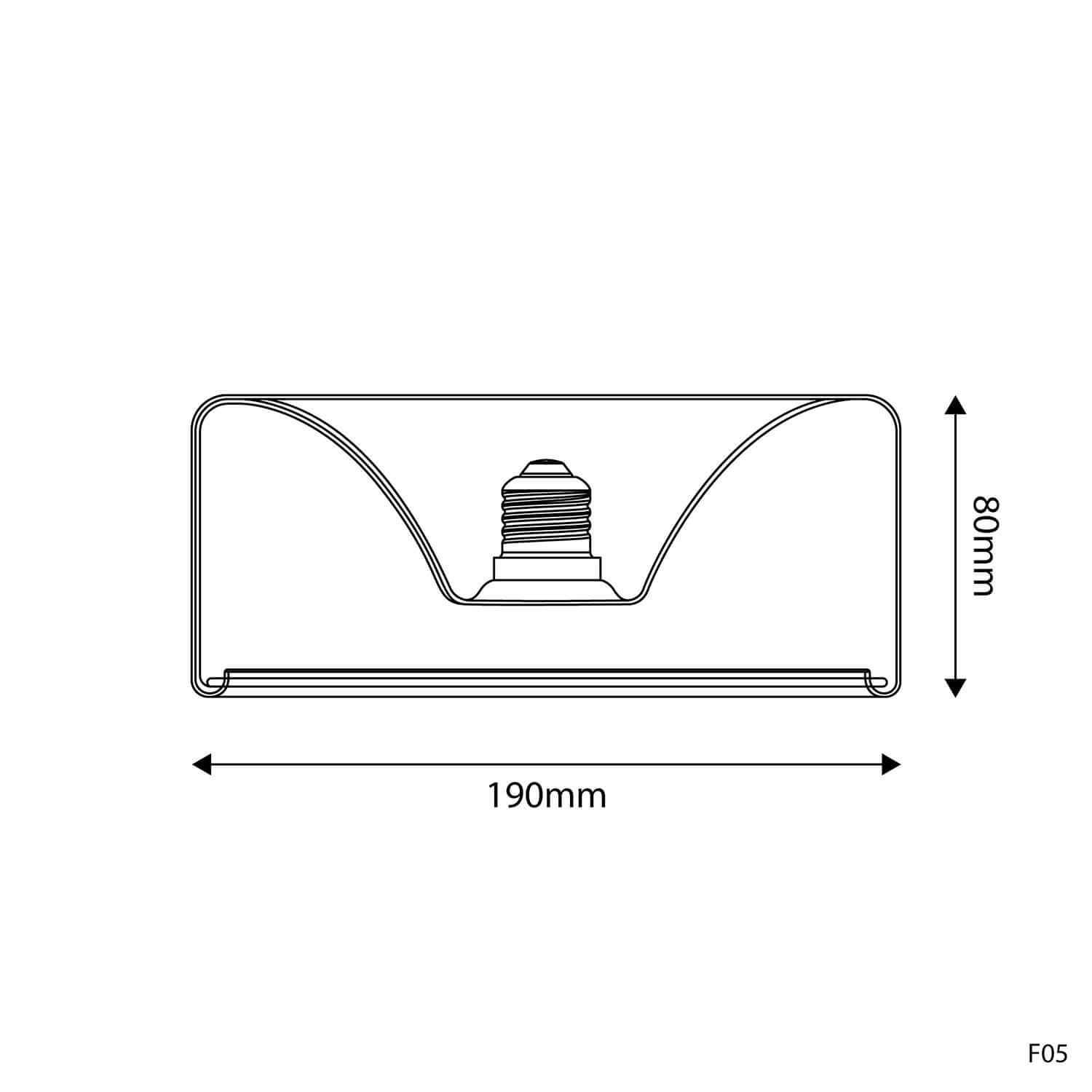Lampadina LED Smoky Ghost Line Recessed Donut 195x83 6W 380Lm E27 1900K Dimmerabile - G12