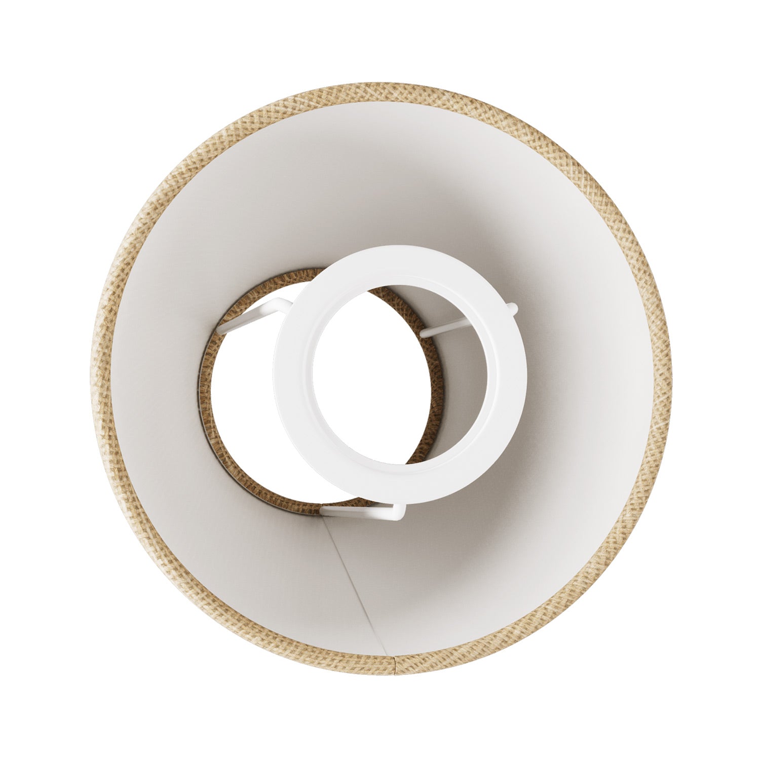 Mini paralume Impero con attacco E27 per lampada da tavolo o applique - Juta