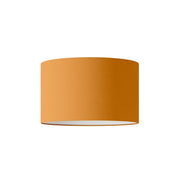 Paralume Cilindro L in tessuto con attacco E27 - Made in Italy - Teletta Mandarino