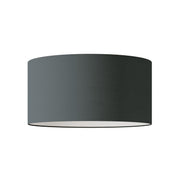 Paralume Cilindro XL in tessuto con attacco E27 - Made in Italy - Teletta Grigio Scuro