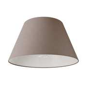 Paralume Impero L per lampada da tavolo o applique con attacco E27 - Made in Italy - Arenal Cenere