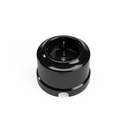 Presa Schuko in porcellana da parete - Nero