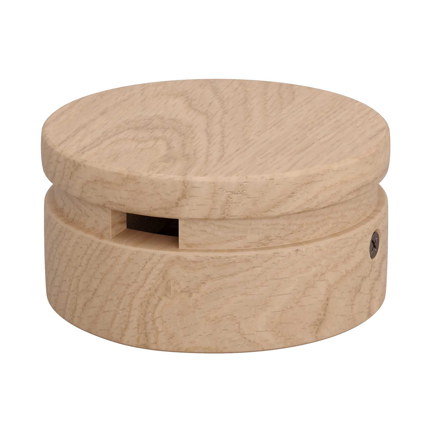 Rosone in legno per cavo per catenaria e sistema Filé. Made in Italy - Neutro